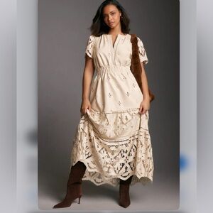 The Somerset Maxi Dress: Faux Leather Embroidered Edition🔥